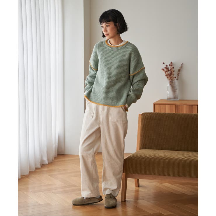 【インフルエンサー着用】コーデュロイベイカーゆるテーパードパンツ | Lbc with Life | 詳細画像13 