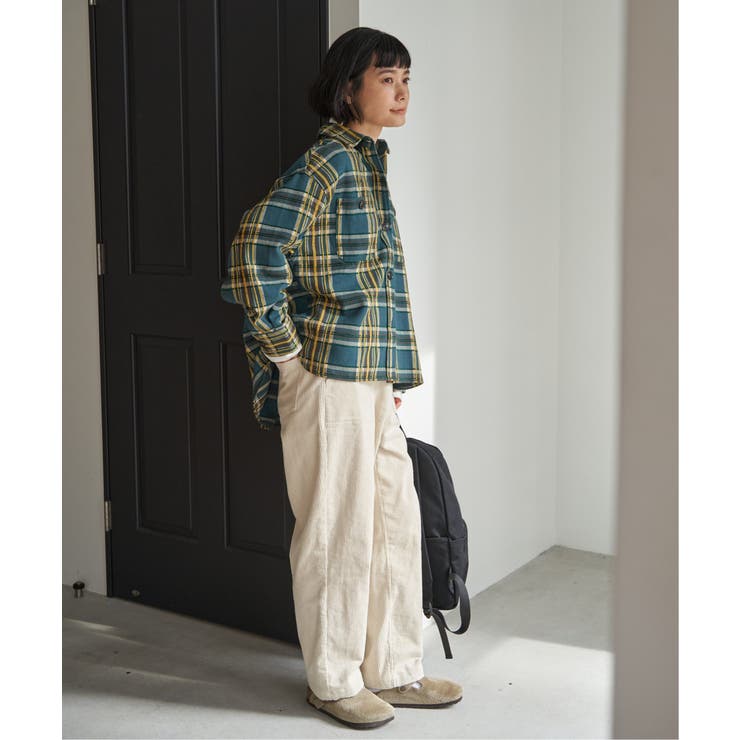 【インフルエンサー着用】コーデュロイベイカーゆるテーパードパンツ | Lbc with Life | 詳細画像14 