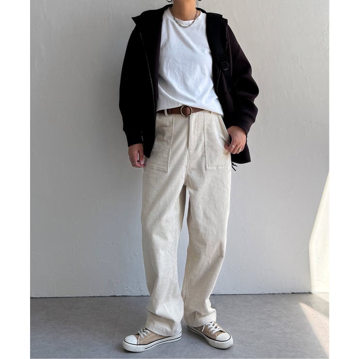 【インフルエンサー着用】コーデュロイベイカーゆるテーパードパンツ | Lbc with Life | 詳細画像16 