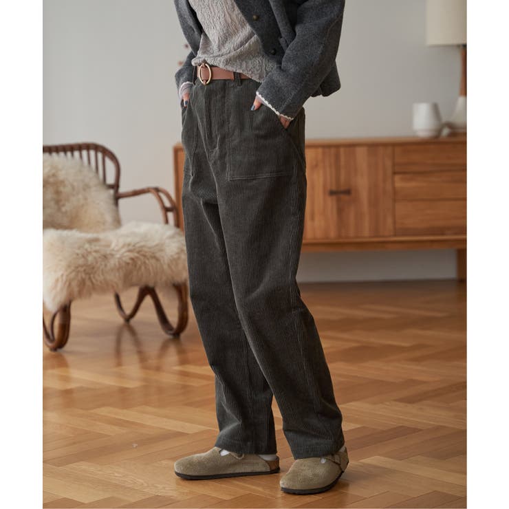 【インフルエンサー着用】コーデュロイベイカーゆるテーパードパンツ | Lbc with Life | 詳細画像22 