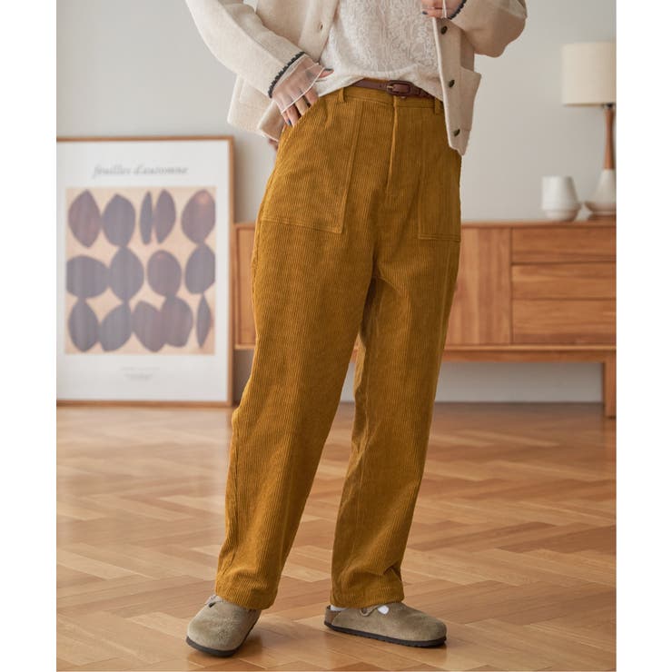 【インフルエンサー着用】コーデュロイベイカーゆるテーパードパンツ | Lbc with Life | 詳細画像3 