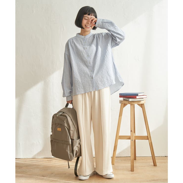 【インフルエンサー着用】裏起毛センタータックイージーパンツ | Lbc with Life | 詳細画像6 