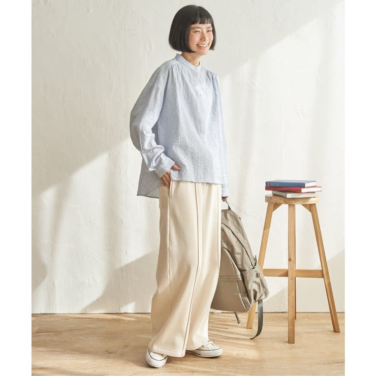 【インフルエンサー着用】裏起毛センタータックイージーパンツ | Lbc with Life | 詳細画像8 