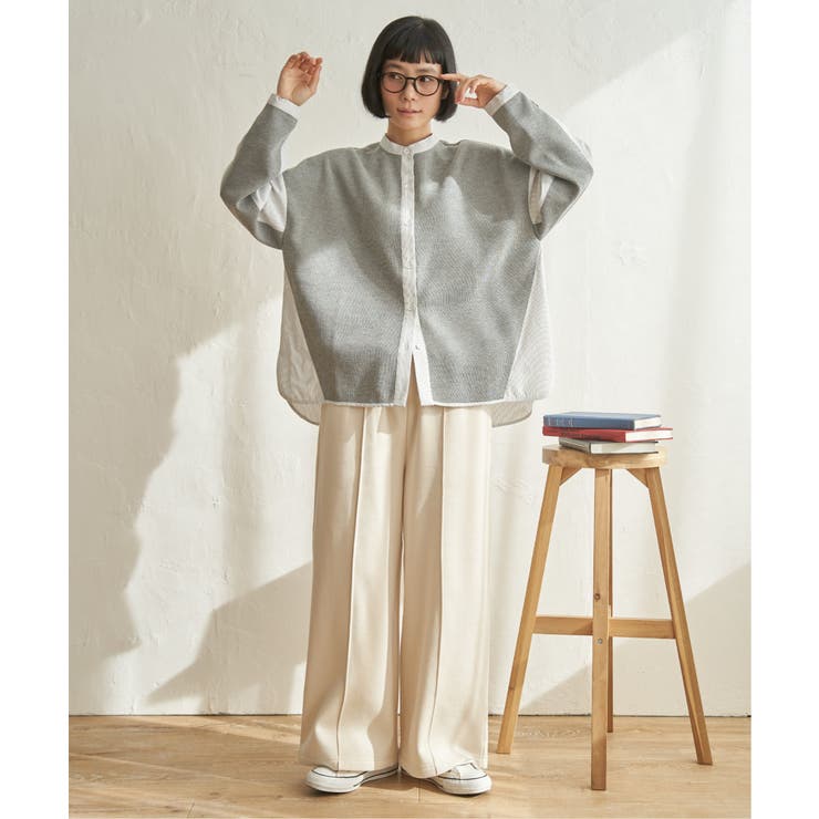 【インフルエンサー着用】裏起毛センタータックイージーパンツ | Lbc with Life | 詳細画像13 