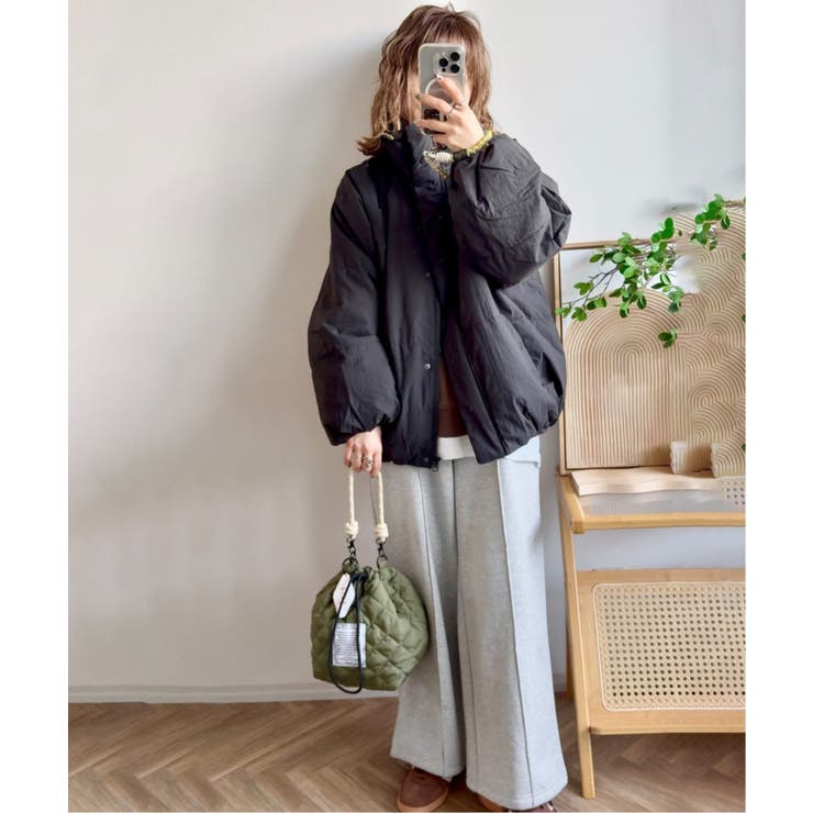 【インフルエンサー着用】裏起毛センタータックイージーパンツ | Lbc with Life | 詳細画像20 