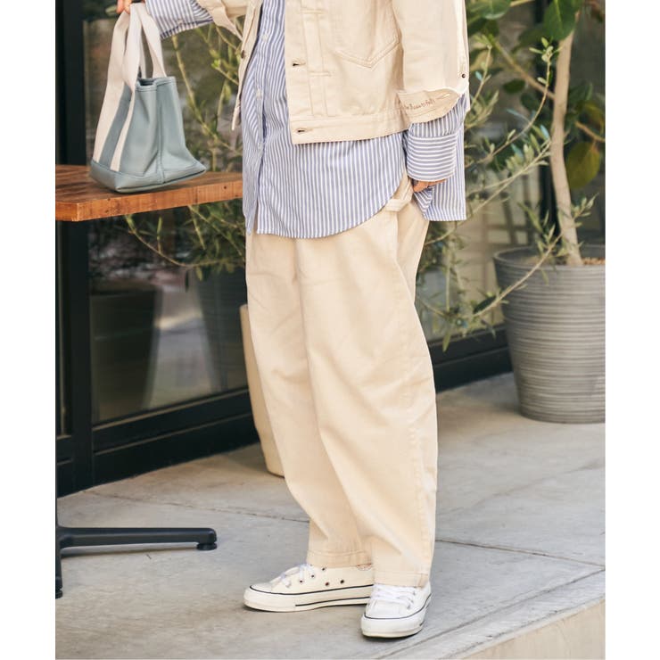 【セットアップ着用可能】ナチュラルツイルシェフパンツ | Lbc with Life | 詳細画像1 