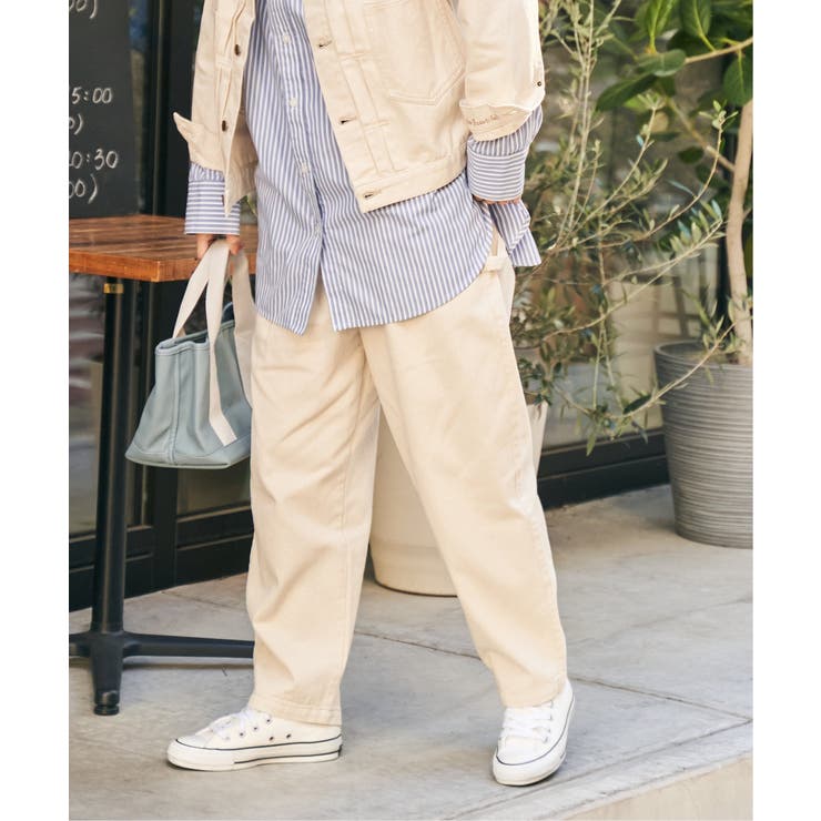 【セットアップ着用可能】ナチュラルツイルシェフパンツ | Lbc with Life | 詳細画像3 