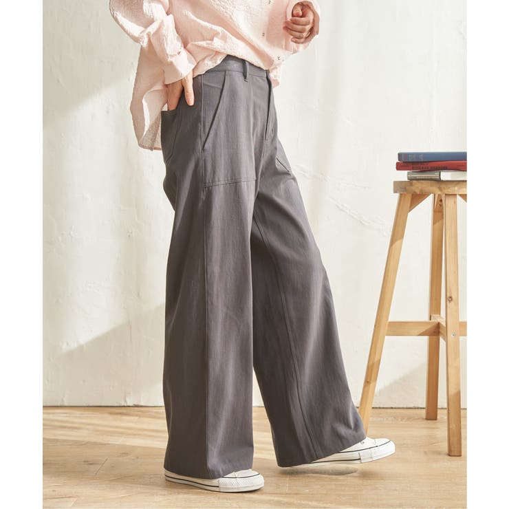 コットンベイカーワイドパンツ | Lbc with Life | 詳細画像7 