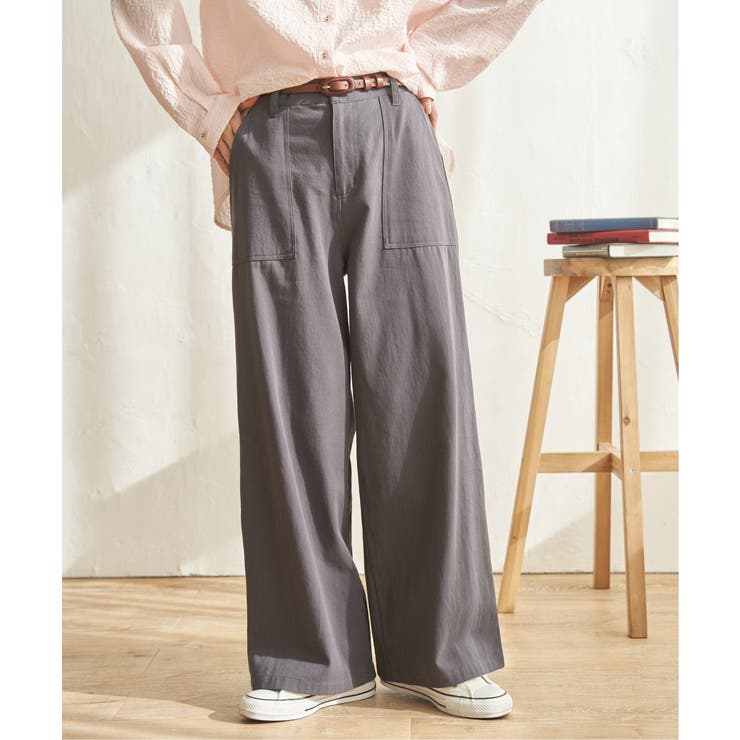 コットンベイカーワイドパンツ | Lbc with Life | 詳細画像8 