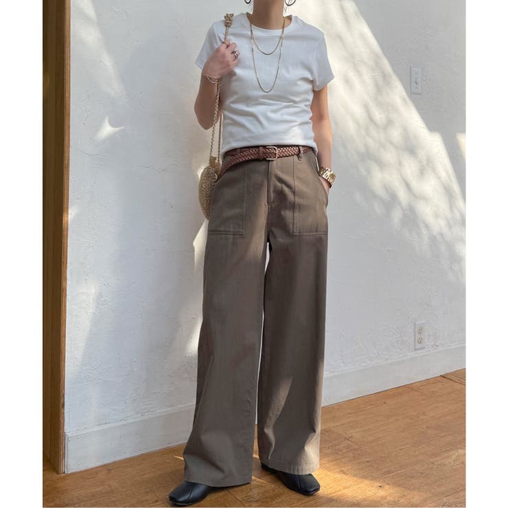 コットンベイカーワイドパンツ | Lbc with Life | 詳細画像18 