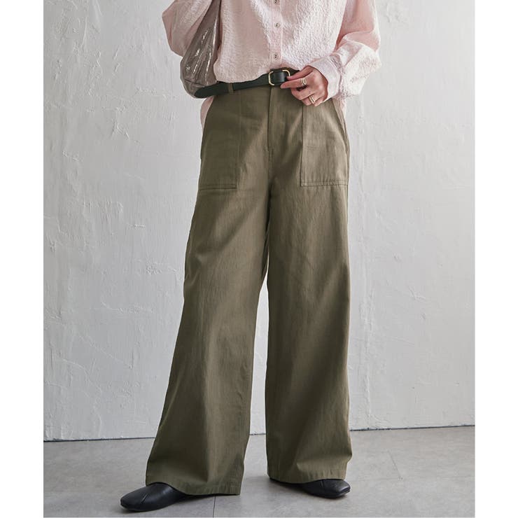 コットンベイカーワイドパンツ | Lbc with Life | 詳細画像20 