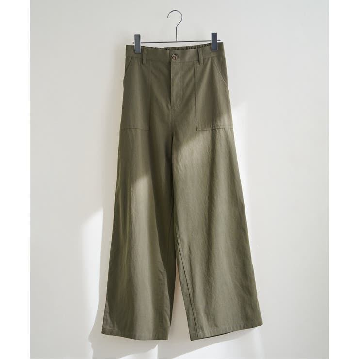 コットンベイカーワイドパンツ | Lbc with Life | 詳細画像25 