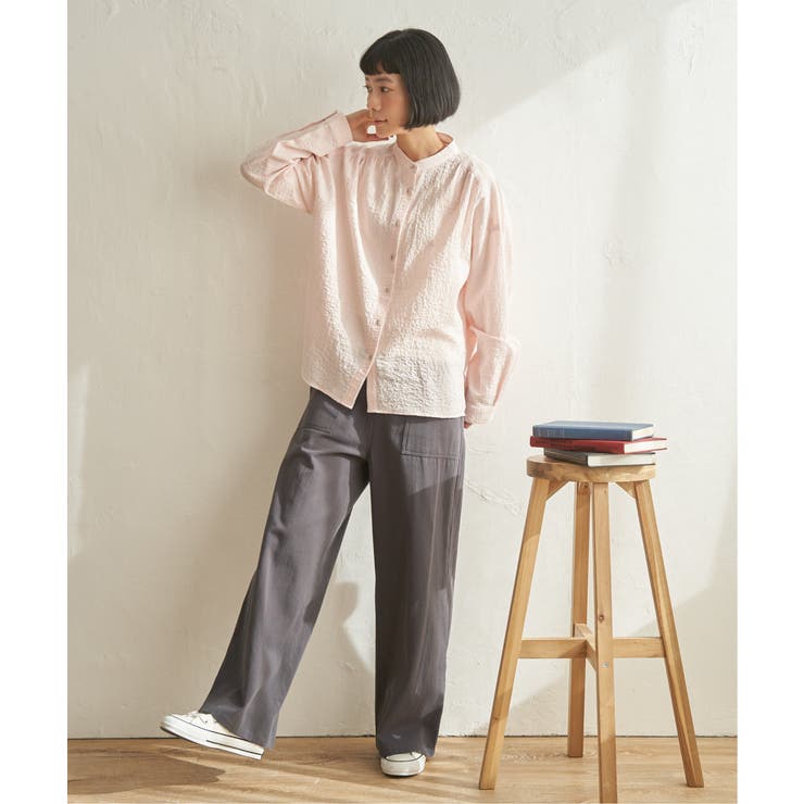 コットンベイカーワイドパンツ | Lbc with Life | 詳細画像4 