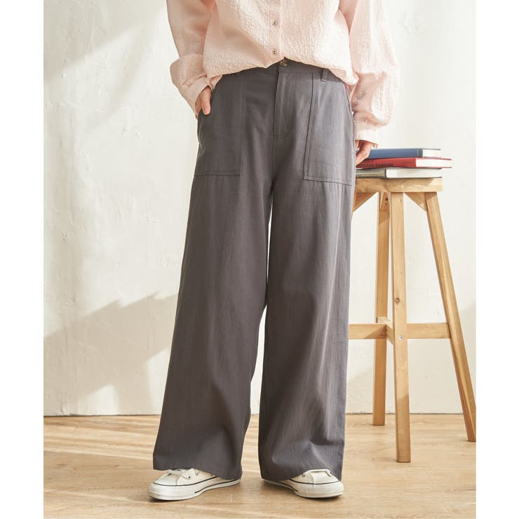 コットンベイカーワイドパンツ | Lbc with Life | 詳細画像5 