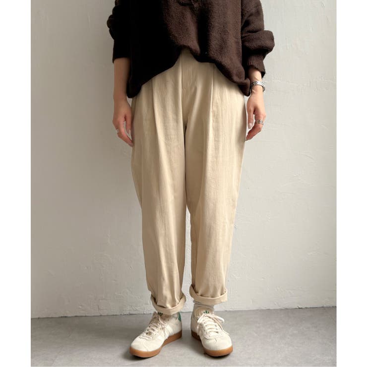 コットンゆるテーパードパンツ | Lbc with Life | 詳細画像12 