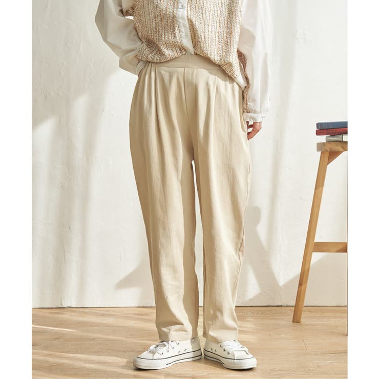 コットンゆるテーパードパンツ | Lbc with Life | 詳細画像3 