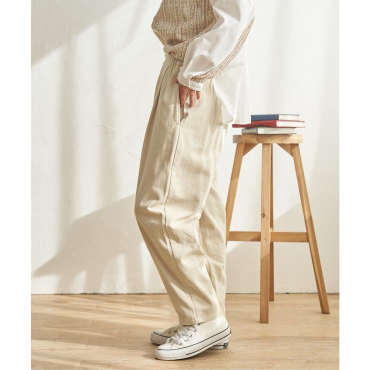 コットンゆるテーパードパンツ | Lbc with Life | 詳細画像4 