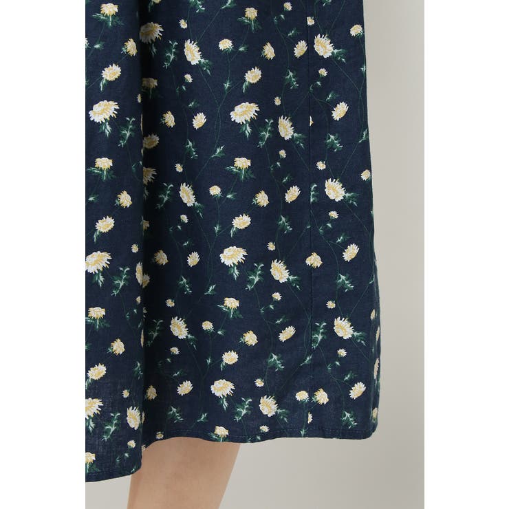 リネンコットン花柄プリントワンピース 品番 Ikaw0002352 Lbc With Life エルビーシー のレディースファッション通販 Shoplist ショップリスト