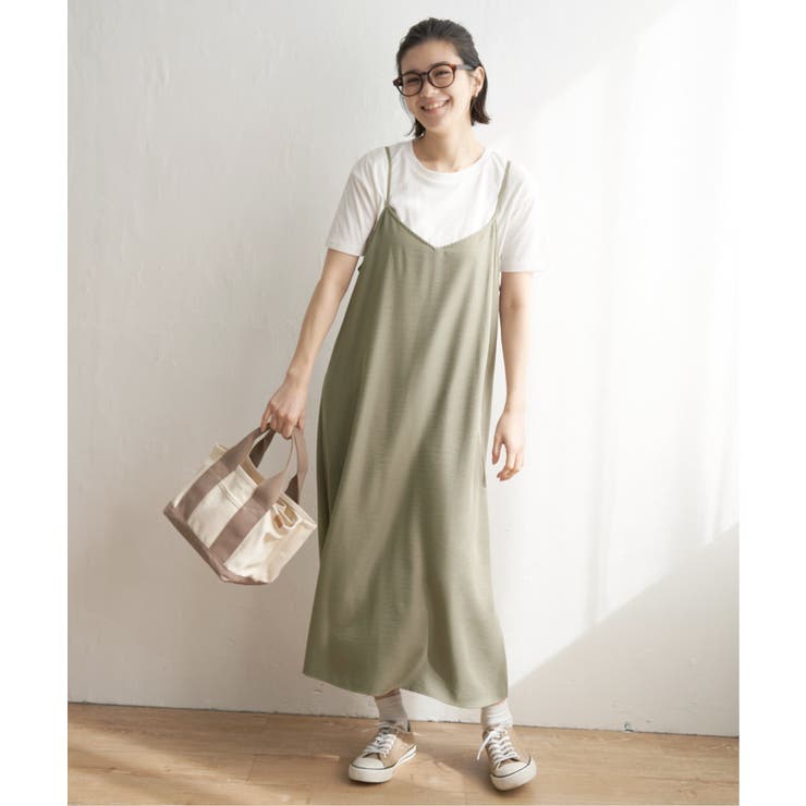 Tシャツセットキャミワンピース[品番：IKAW0016884]｜Lbc with Life 