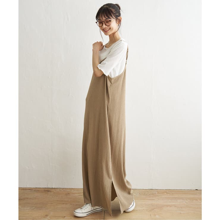 2点セット】Tシャツセット楊柳キャミワンピース[品番