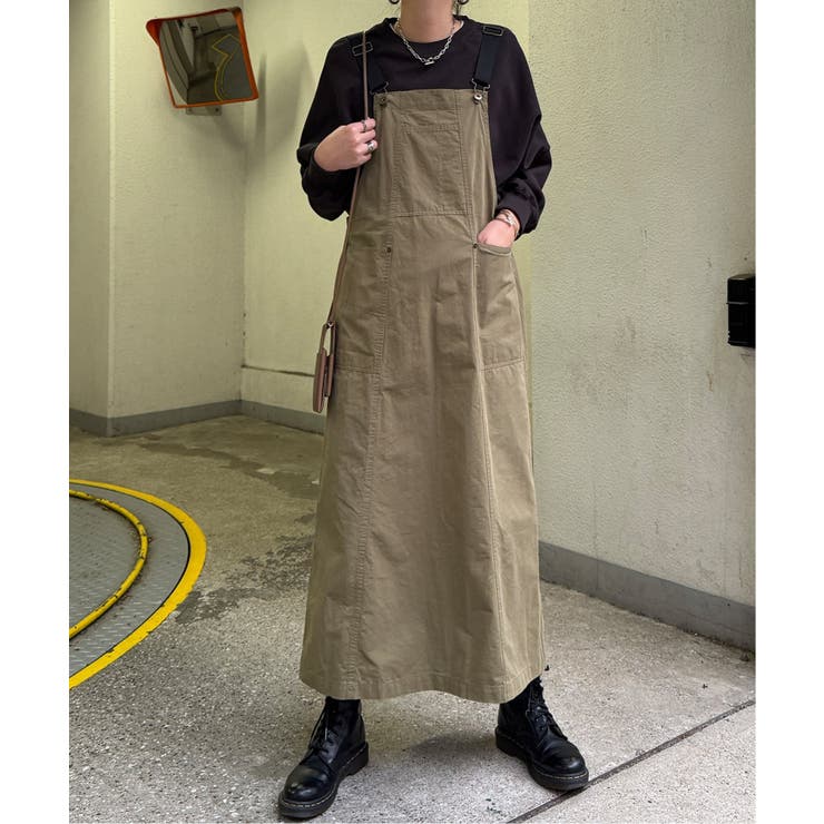 カーキ | コットンツイルワークジャンスカ | Lbc with Life