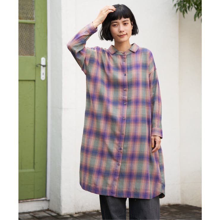 コットンチェック3WAYワンピース | Lbc with Life | 詳細画像8 