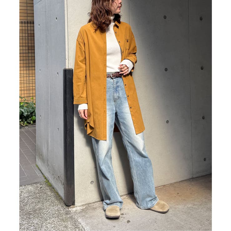 エクリュ ミニポケ刺繍シャツワンピース | Lbc with Life | 詳細画像24 