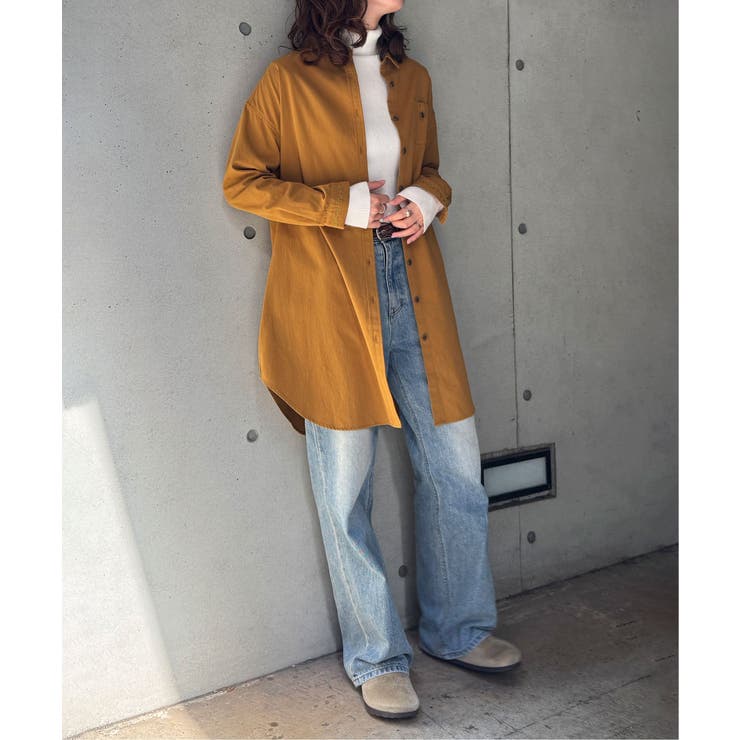 エクリュ ミニポケ刺繍シャツワンピース | Lbc with Life | 詳細画像25 