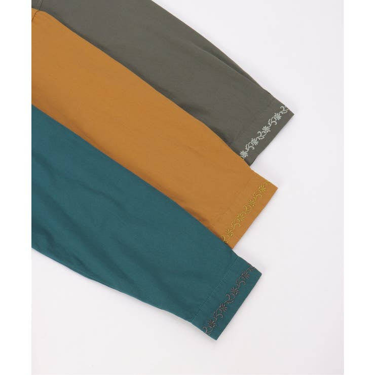 エクリュ ミニポケ刺繍シャツワンピース | Lbc with Life | 詳細画像40 