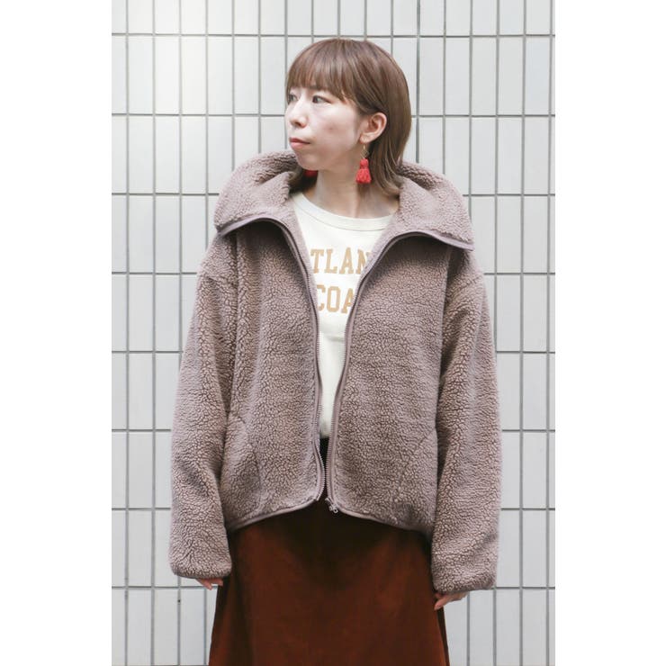 ボアスタンドブルゾン[品番：IKAW0004920]｜Lbc with Life（エル 