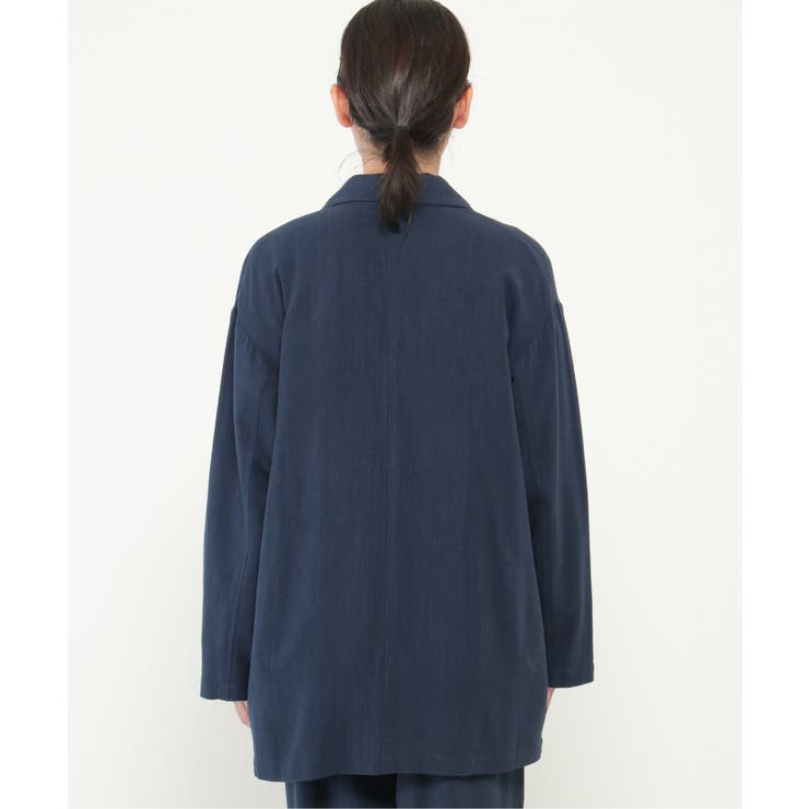 【セットアップ対応】レーヨン麻ダブルジャケットコート | Lbc with Life | 詳細画像16 