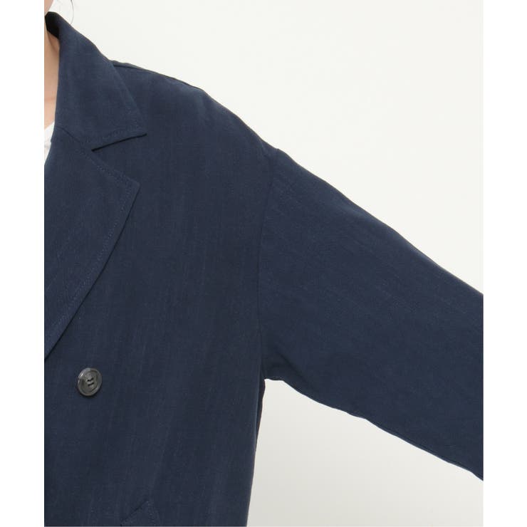 【セットアップ対応】レーヨン麻ダブルジャケットコート | Lbc with Life | 詳細画像19 