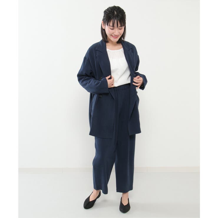 【セットアップ対応】レーヨン麻ダブルジャケットコート | Lbc with Life | 詳細画像2 