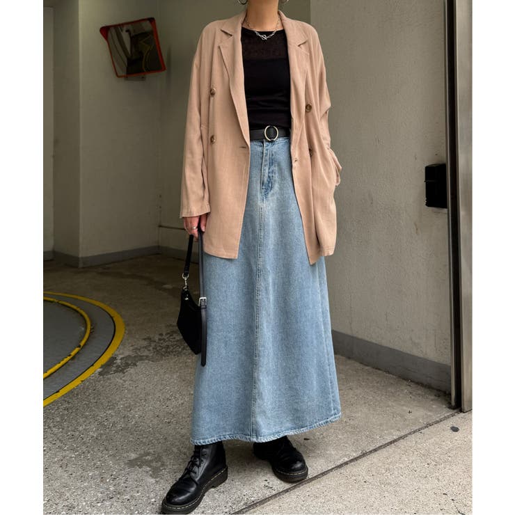 【セットアップ対応】レーヨン麻ダブルジャケットコート | Lbc with Life | 詳細画像5 