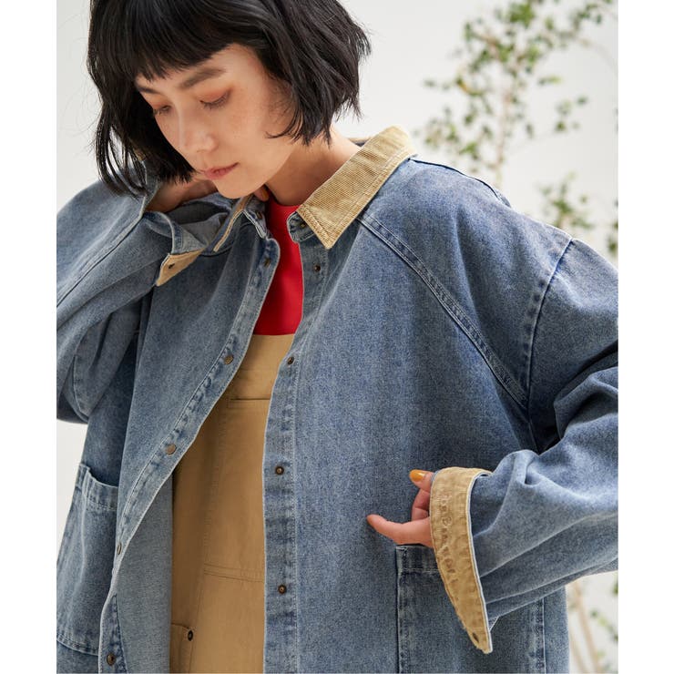 コール切り替えデニムジャケット | Lbc with Life | 詳細画像3 