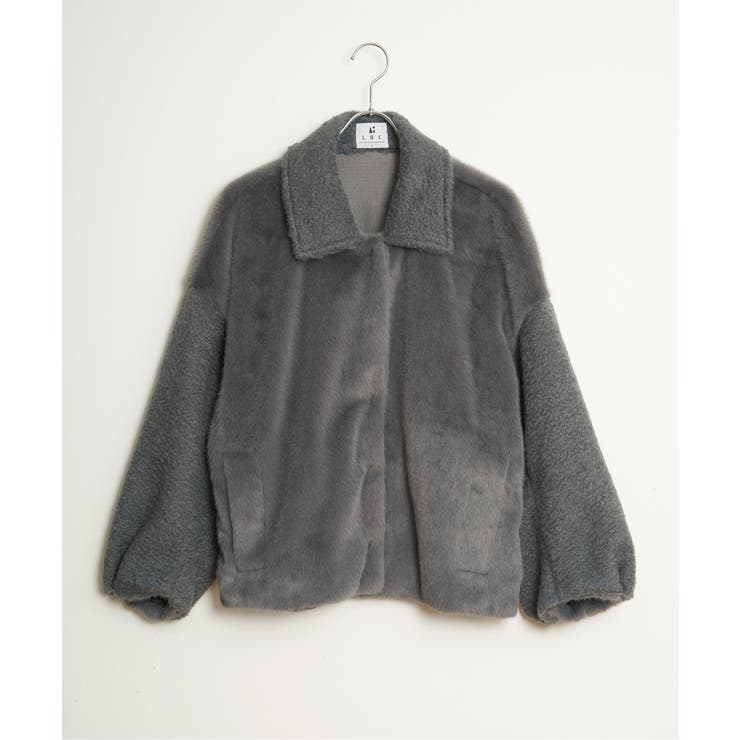 ファーボア切り替えコクーンブルゾン | Lbc with Life | 詳細画像29 