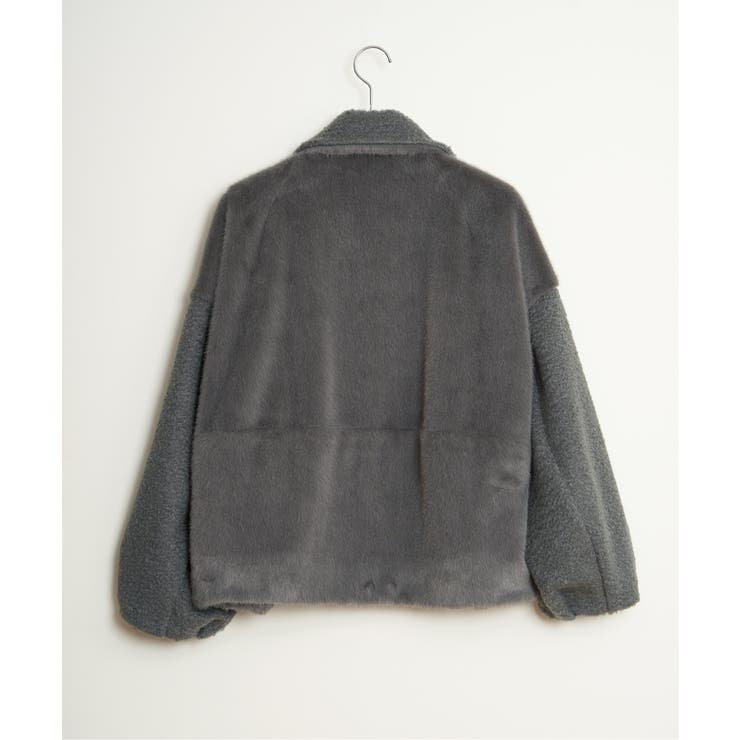 ファーボア切り替えコクーンブルゾン | Lbc with Life | 詳細画像30 