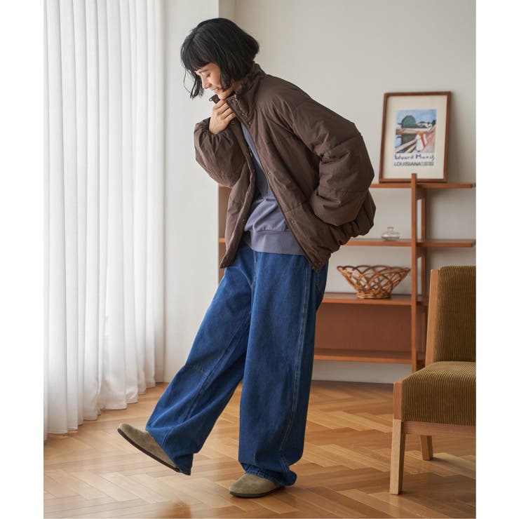 スタンドネックワッシャーナカワタブルゾン | Lbc with Life | 詳細画像8 