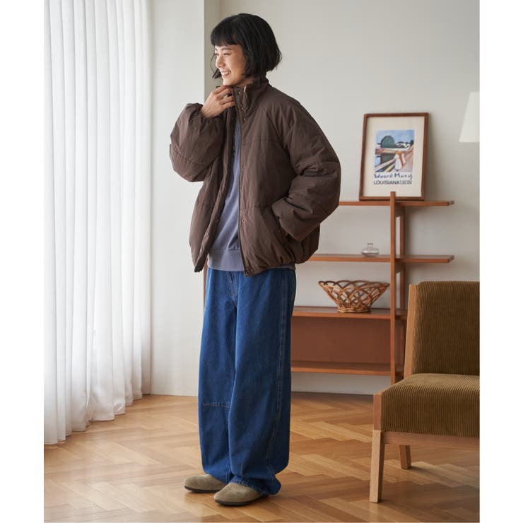 スタンドネックワッシャーナカワタブルゾン | Lbc with Life | 詳細画像9 