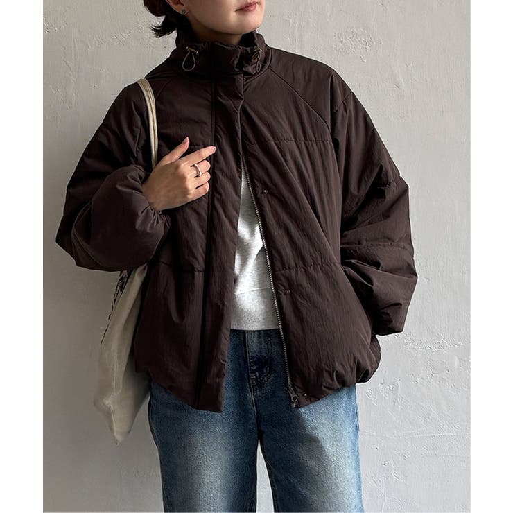 スタンドネックワッシャーナカワタブルゾン | Lbc with Life | 詳細画像10 