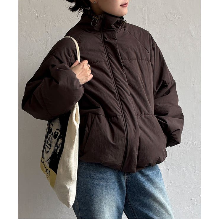 スタンドネックワッシャーナカワタブルゾン | Lbc with Life | 詳細画像13 