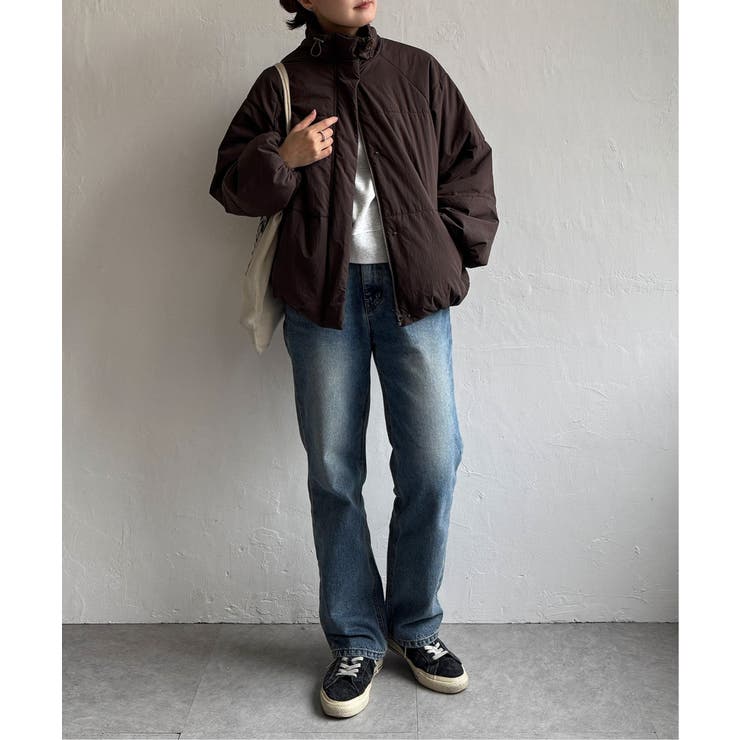 スタンドネックワッシャーナカワタブルゾン | Lbc with Life | 詳細画像14 