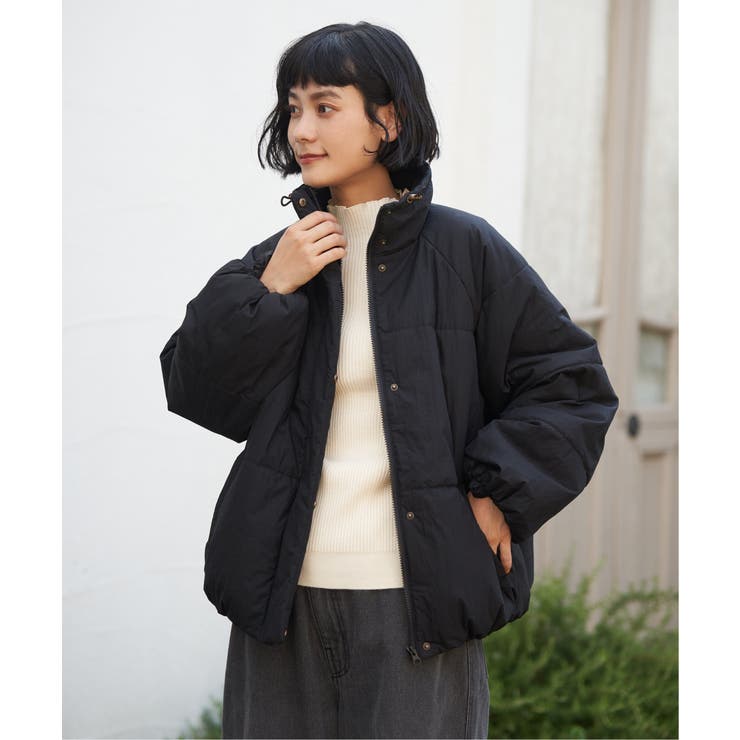 スタンドネックワッシャーナカワタブルゾン | Lbc with Life | 詳細画像18 