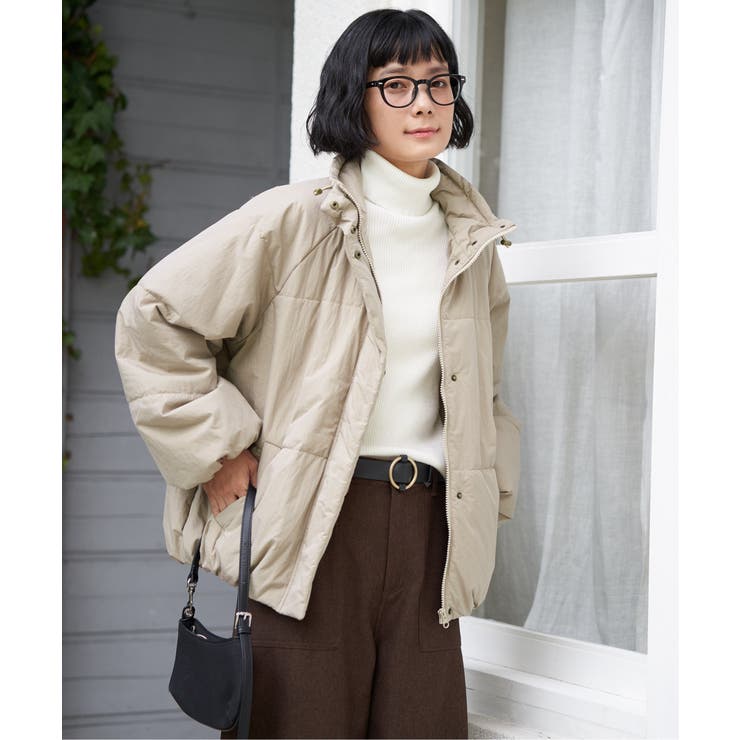 スタンドネックワッシャーナカワタブルゾン | Lbc with Life | 詳細画像24 