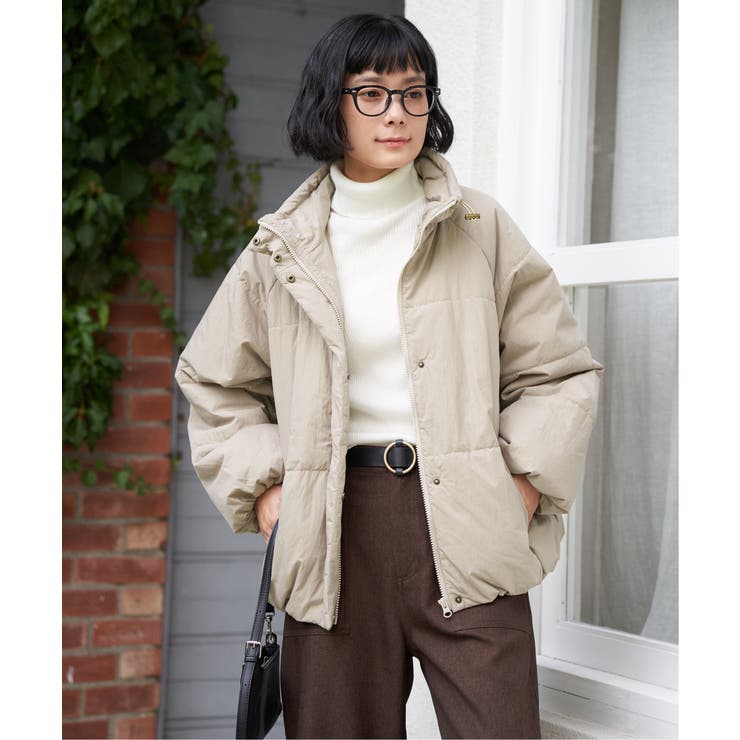 スタンドネックワッシャーナカワタブルゾン | Lbc with Life | 詳細画像25 