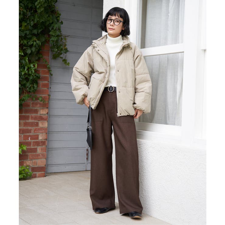 スタンドネックワッシャーナカワタブルゾン | Lbc with Life | 詳細画像28 