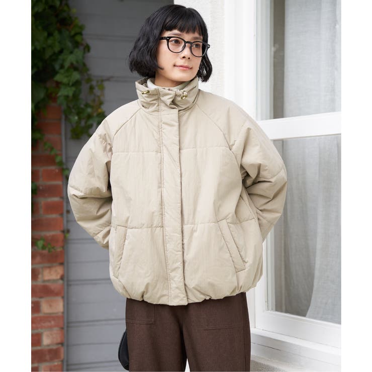 スタンドネックワッシャーナカワタブルゾン | Lbc with Life | 詳細画像30 