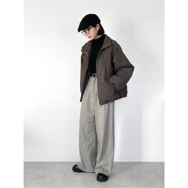 スタンドネックワッシャーナカワタブルゾン | Lbc with Life | 詳細画像2 