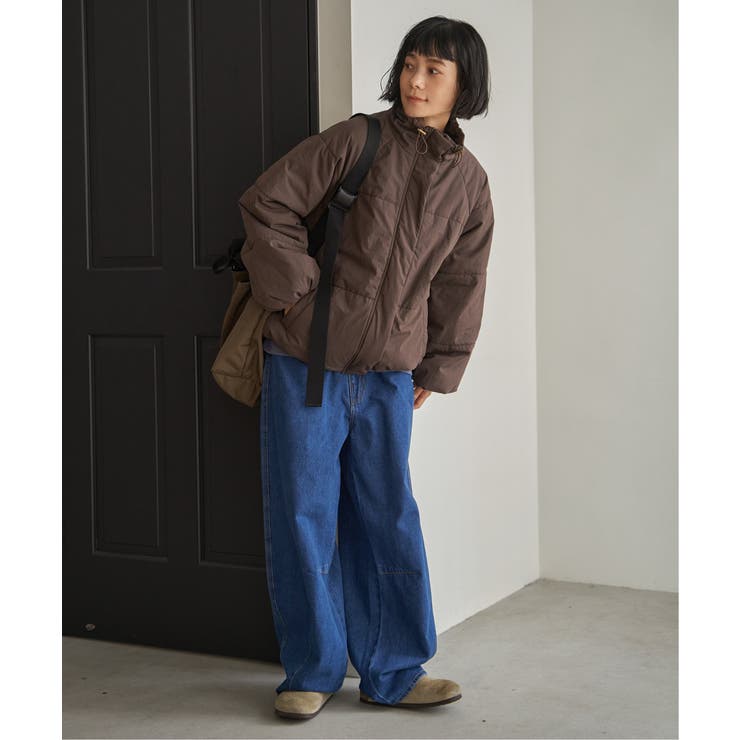 スタンドネックワッシャーナカワタブルゾン | Lbc with Life | 詳細画像3 