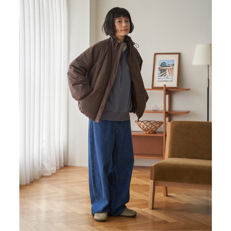 スタンドネックワッシャーナカワタブルゾン | Lbc with Life | 詳細画像5 